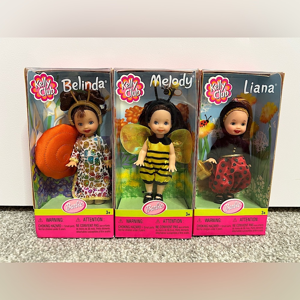Barbie Kelly Club Garden dolls - set of 3